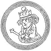 circular ornament with the White Queen