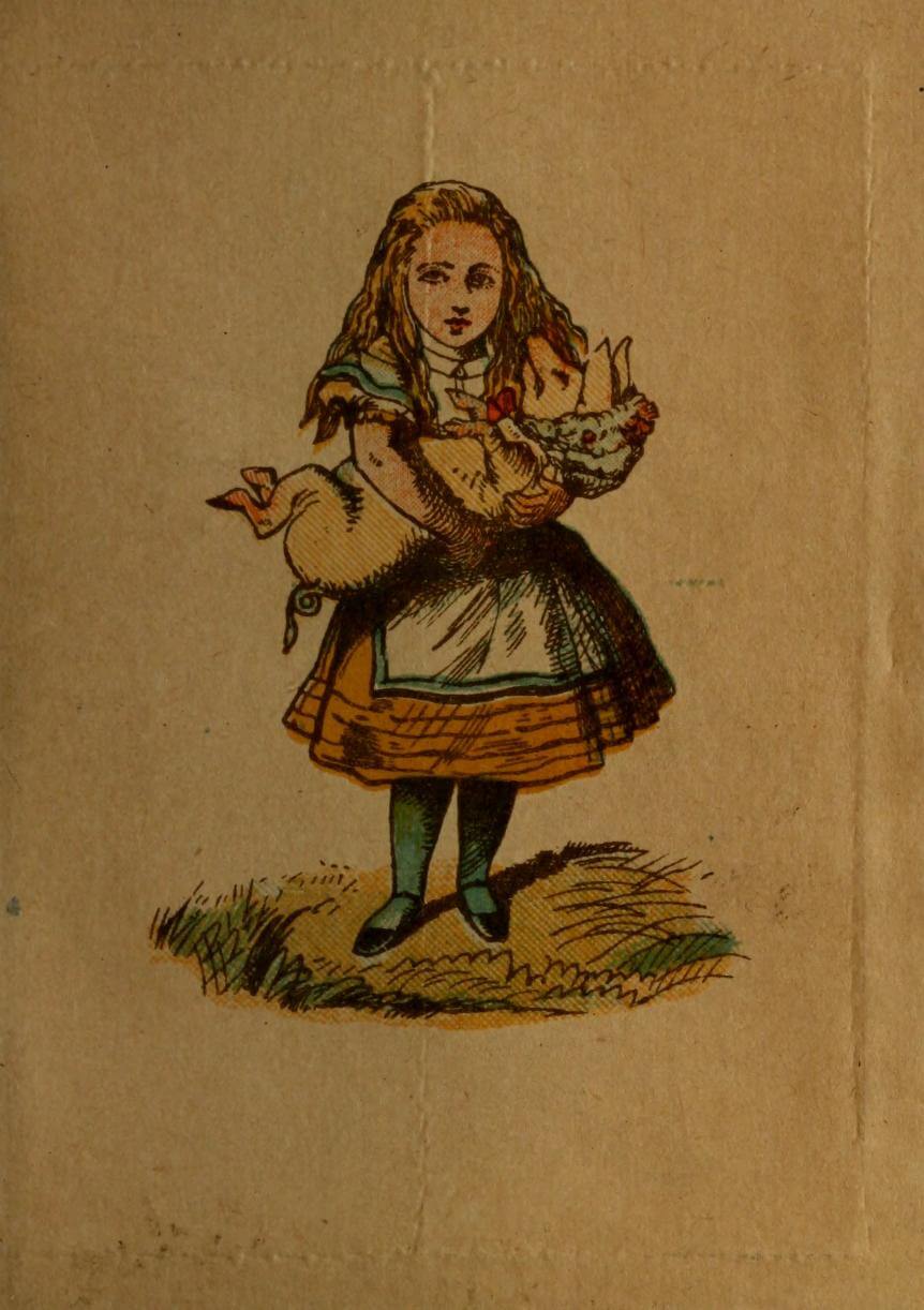 Alice holding the pig