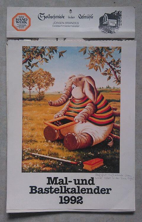 Mal- und Bastelkalender 1992