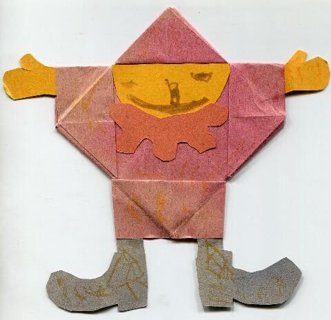 gefalteter Clown